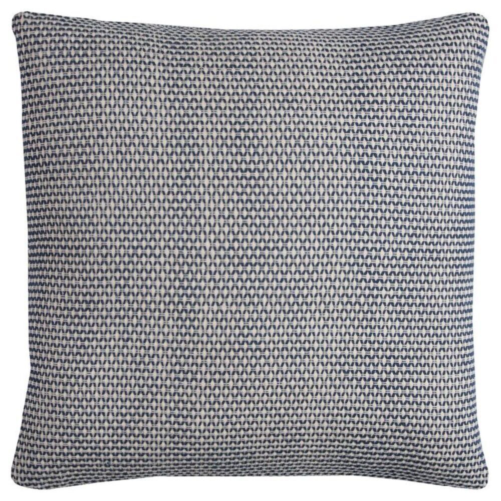 Rizzy Home - 22"x22" Oversize Geometric Small Scale Poly Filled Gray